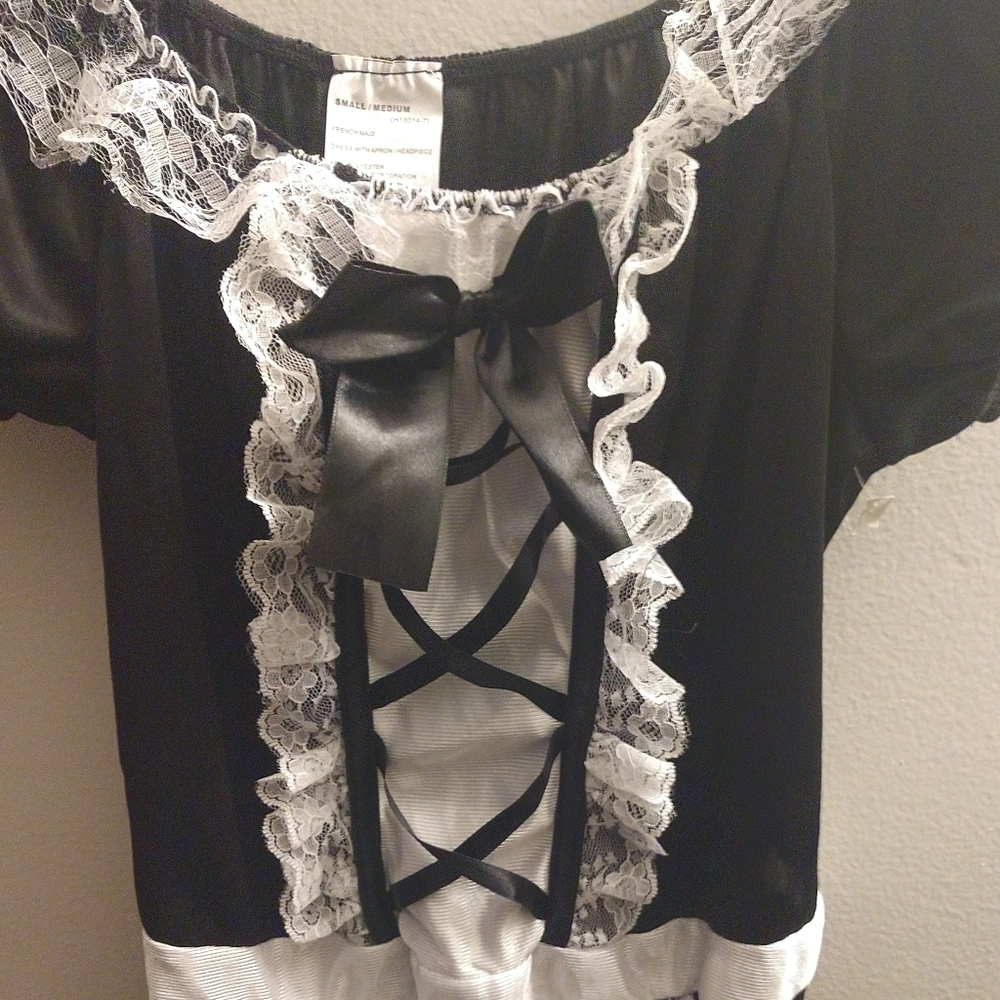 French Maid Dress with Apron S/M